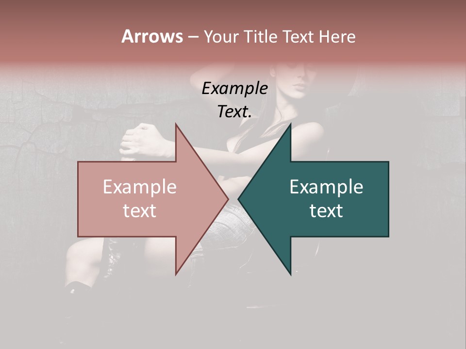 Sensual Beauty Sit PowerPoint Template