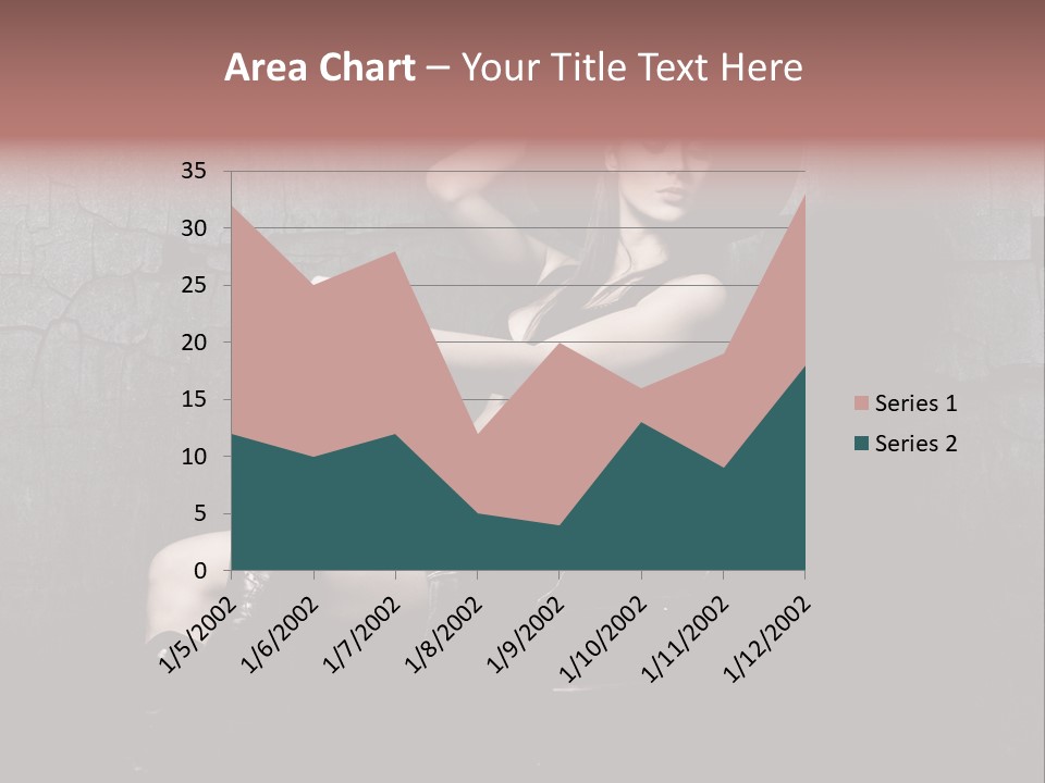 Sensual Beauty Sit PowerPoint Template