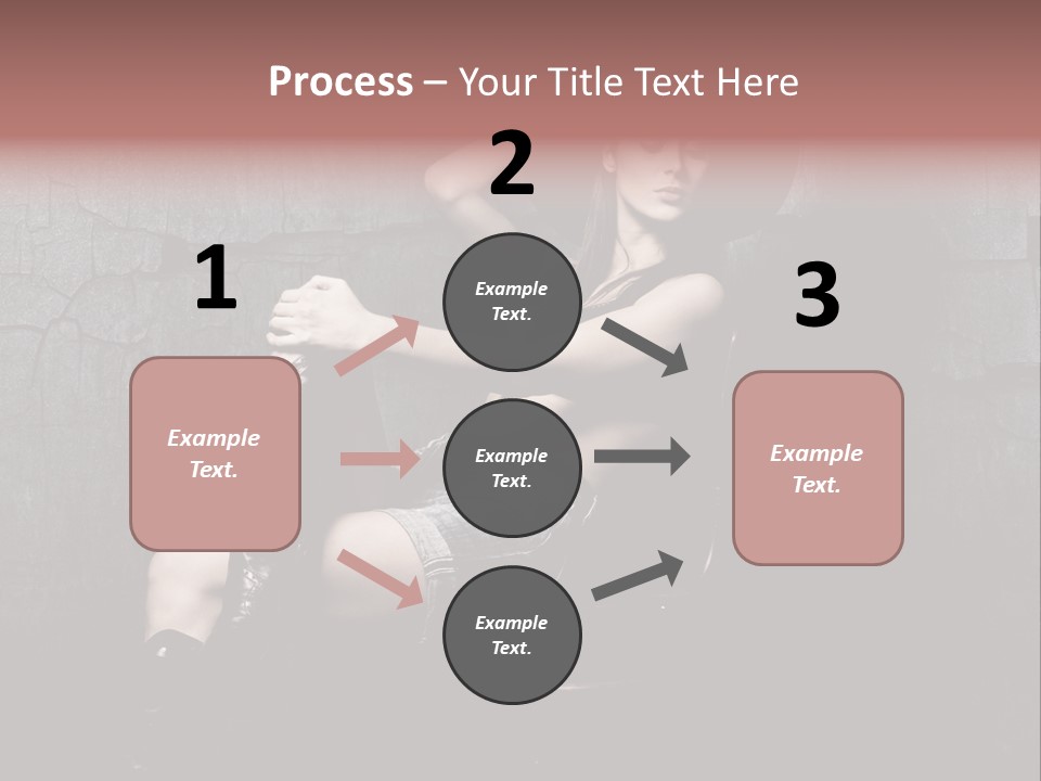 Sensual Beauty Sit PowerPoint Template