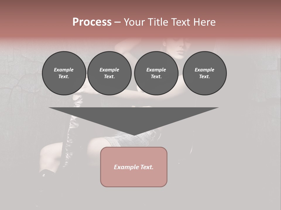 Sensual Beauty Sit PowerPoint Template