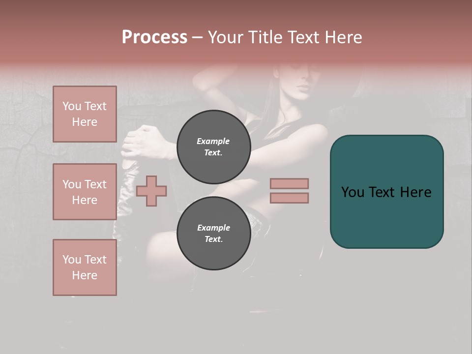 Sensual Beauty Sit PowerPoint Template