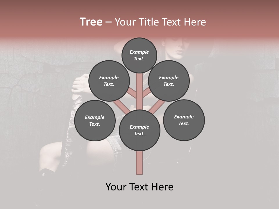 Sensual Beauty Sit PowerPoint Template
