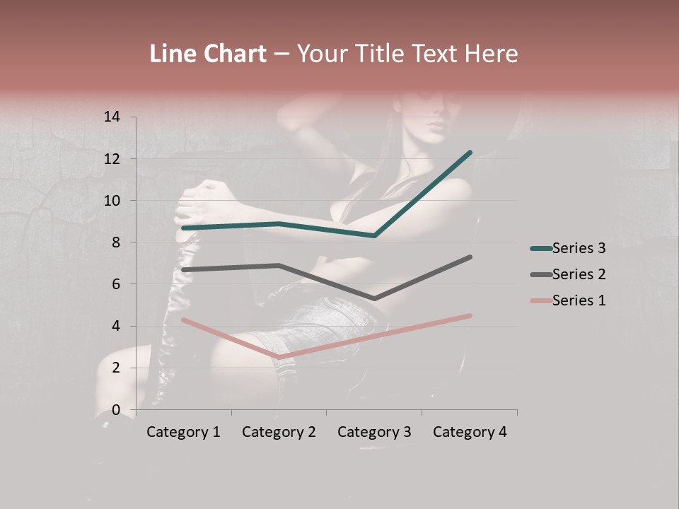 Sensual Beauty Sit PowerPoint Template