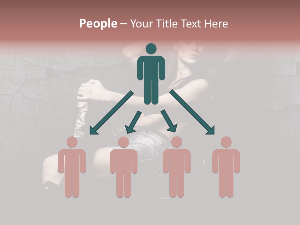 Sensual Beauty Sit PowerPoint Template