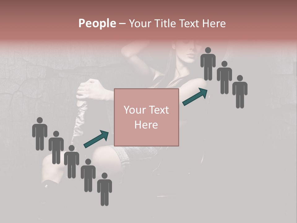 Sensual Beauty Sit PowerPoint Template