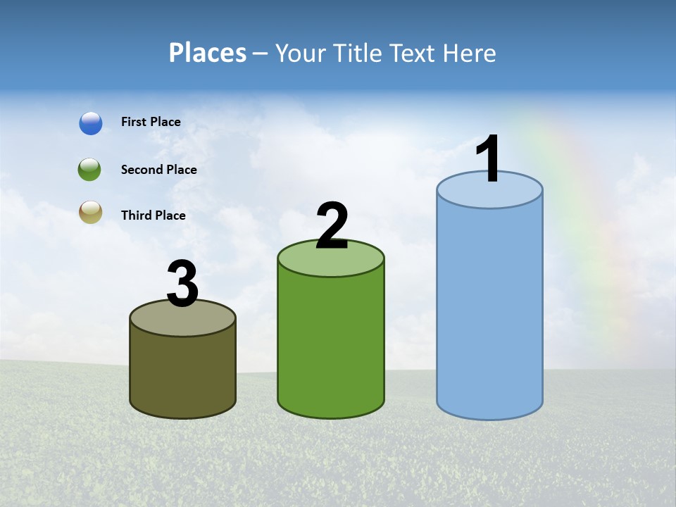 Meadow Green Landscape PowerPoint Template