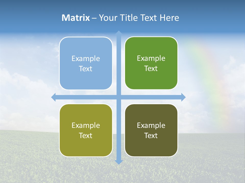 Meadow Green Landscape PowerPoint Template