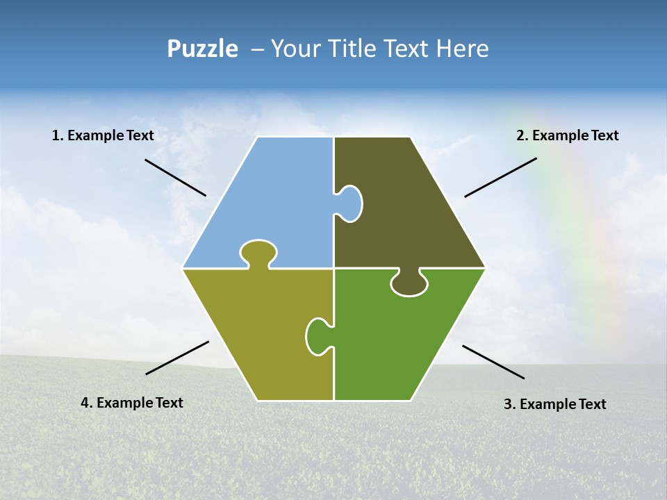 Meadow Green Landscape PowerPoint Template