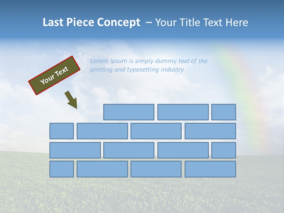 Meadow Green Landscape PowerPoint Template