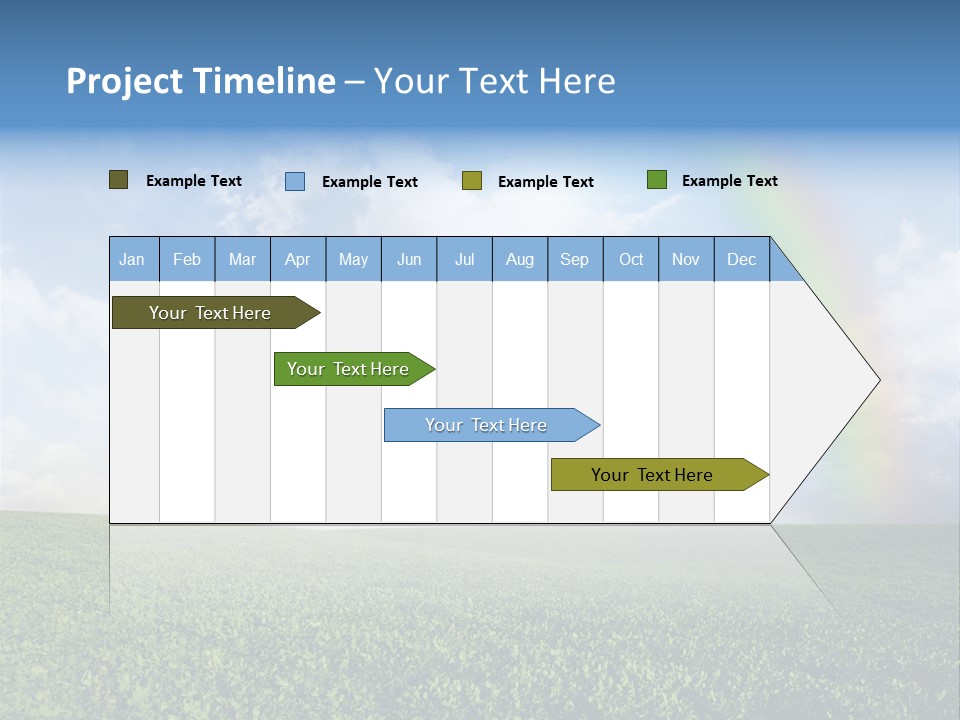 Meadow Green Landscape PowerPoint Template