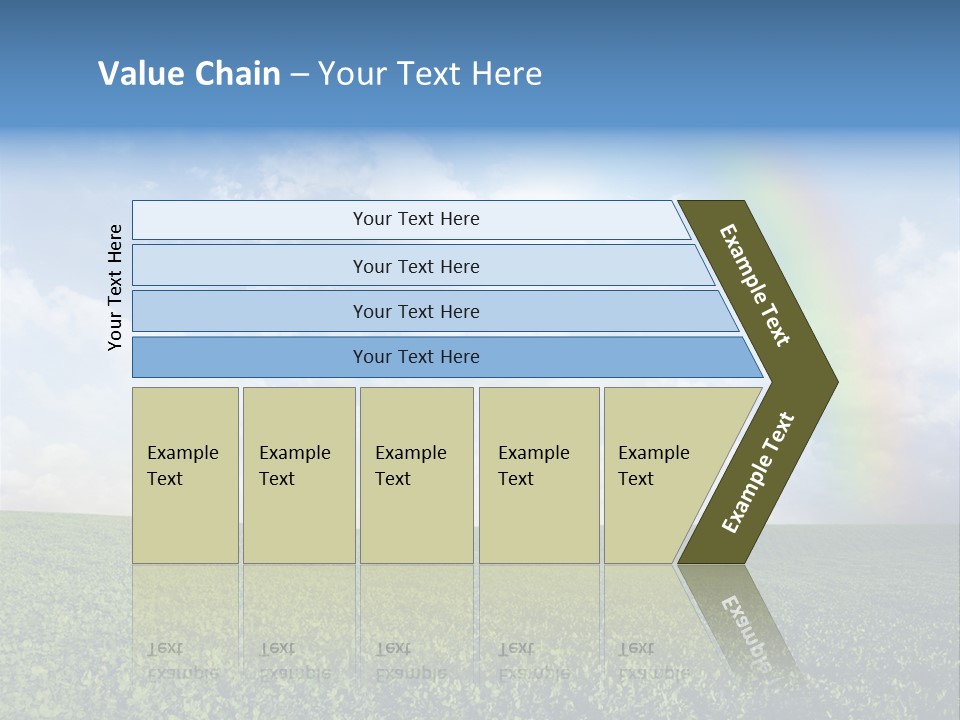 Meadow Green Landscape PowerPoint Template