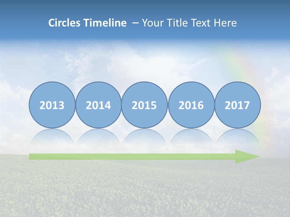 Meadow Green Landscape PowerPoint Template