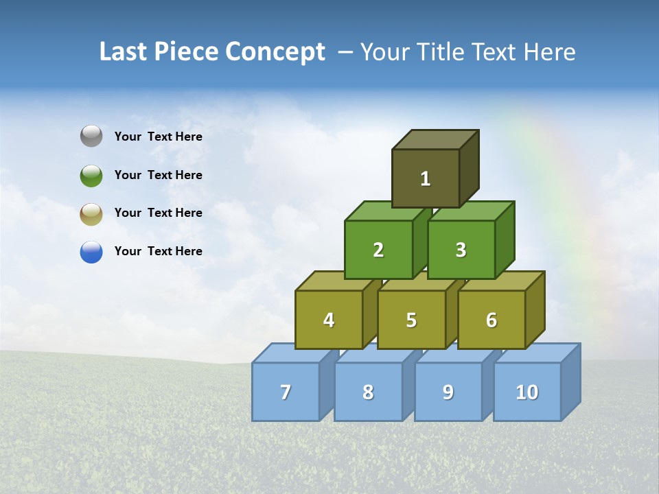 Meadow Green Landscape PowerPoint Template
