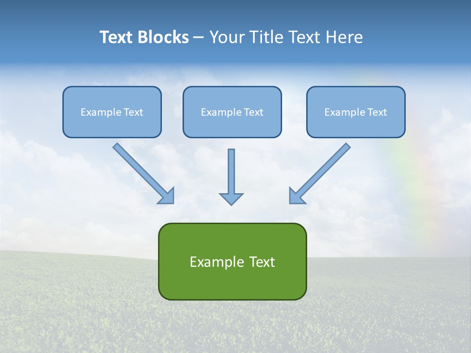 Meadow Green Landscape PowerPoint Template