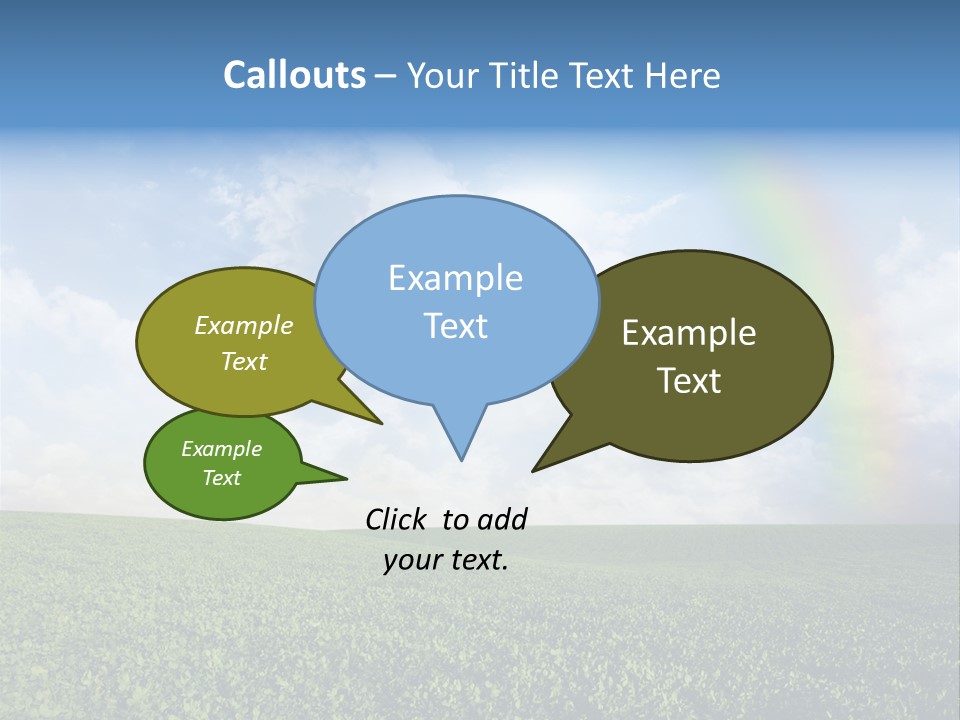 Meadow Green Landscape PowerPoint Template