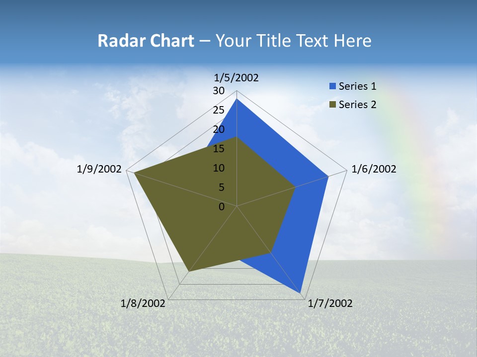 Meadow Green Landscape PowerPoint Template