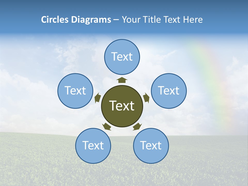 Meadow Green Landscape PowerPoint Template