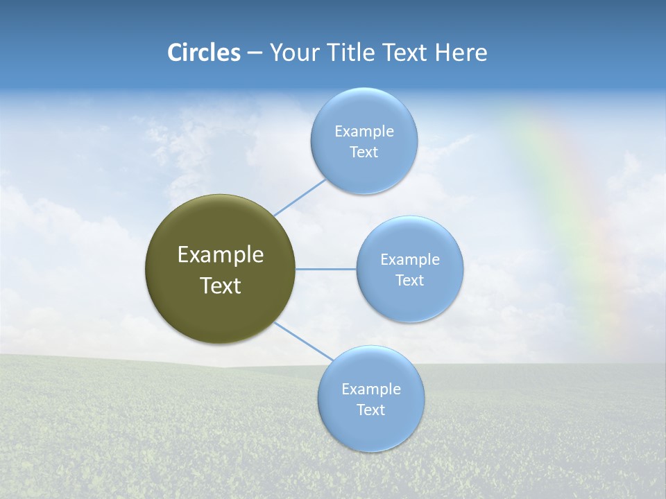 Meadow Green Landscape PowerPoint Template