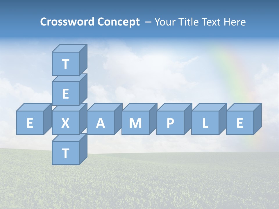 Meadow Green Landscape PowerPoint Template