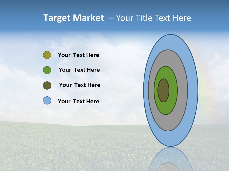 Meadow Green Landscape PowerPoint Template