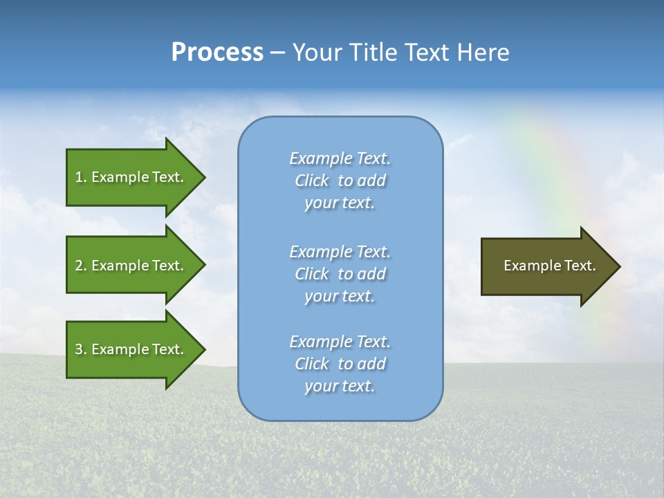 Meadow Green Landscape PowerPoint Template