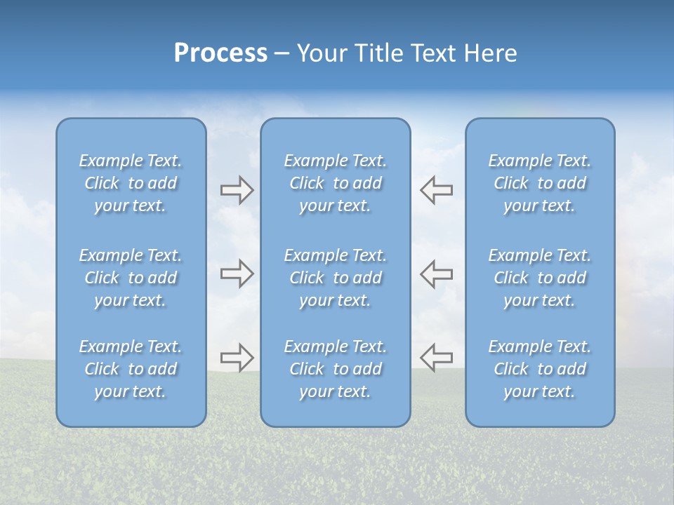 Meadow Green Landscape PowerPoint Template