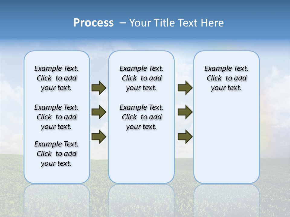 Meadow Green Landscape PowerPoint Template