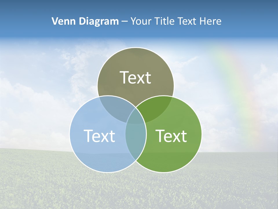 Meadow Green Landscape PowerPoint Template