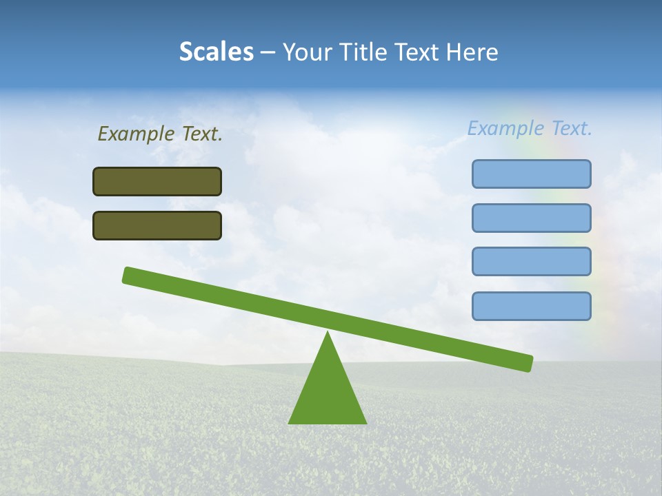 Meadow Green Landscape PowerPoint Template
