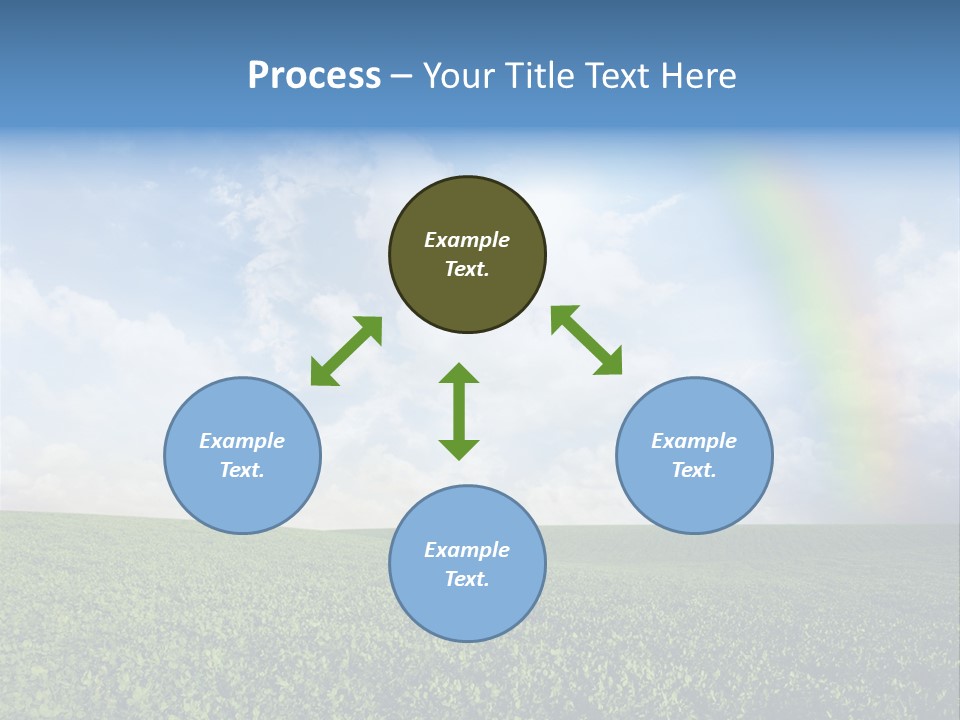 Meadow Green Landscape PowerPoint Template
