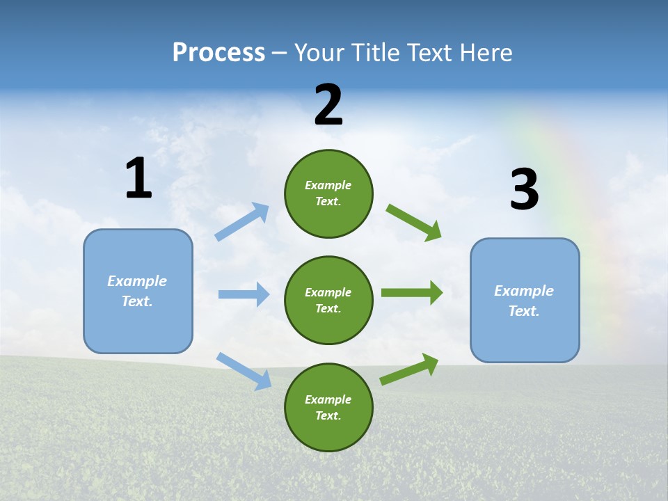 Meadow Green Landscape PowerPoint Template