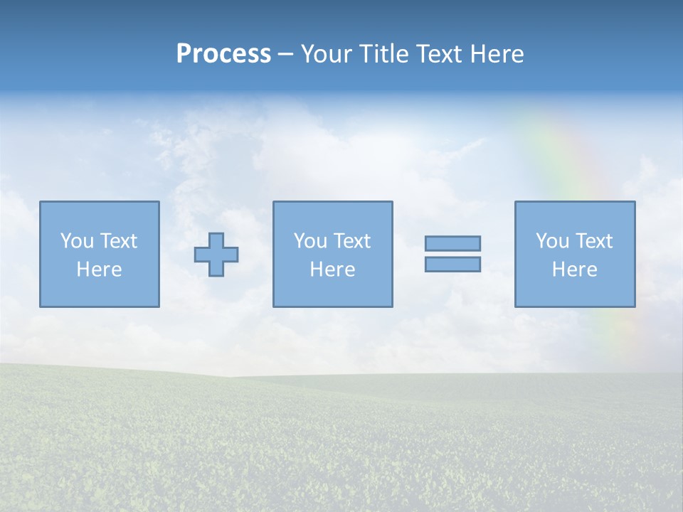 Meadow Green Landscape PowerPoint Template
