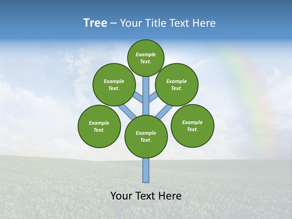Meadow Green Landscape PowerPoint Template