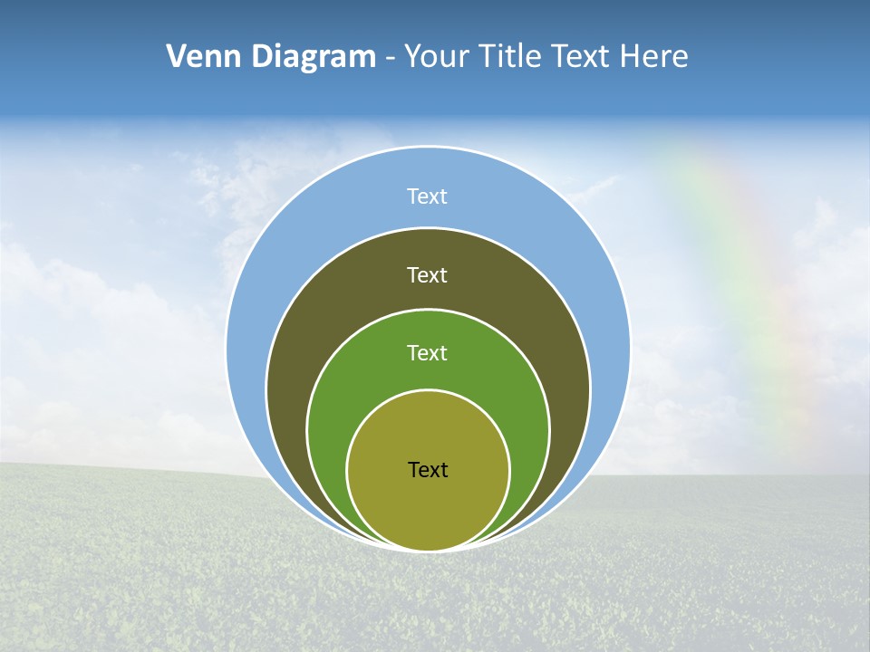 Meadow Green Landscape PowerPoint Template
