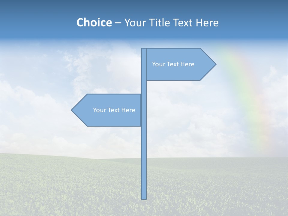 Meadow Green Landscape PowerPoint Template