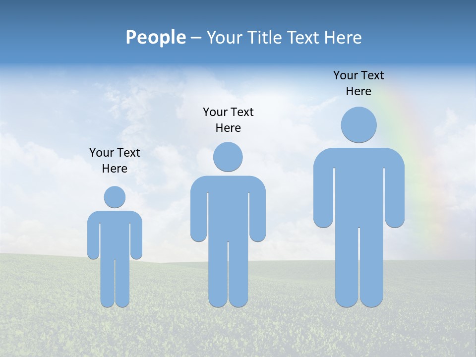 Meadow Green Landscape PowerPoint Template