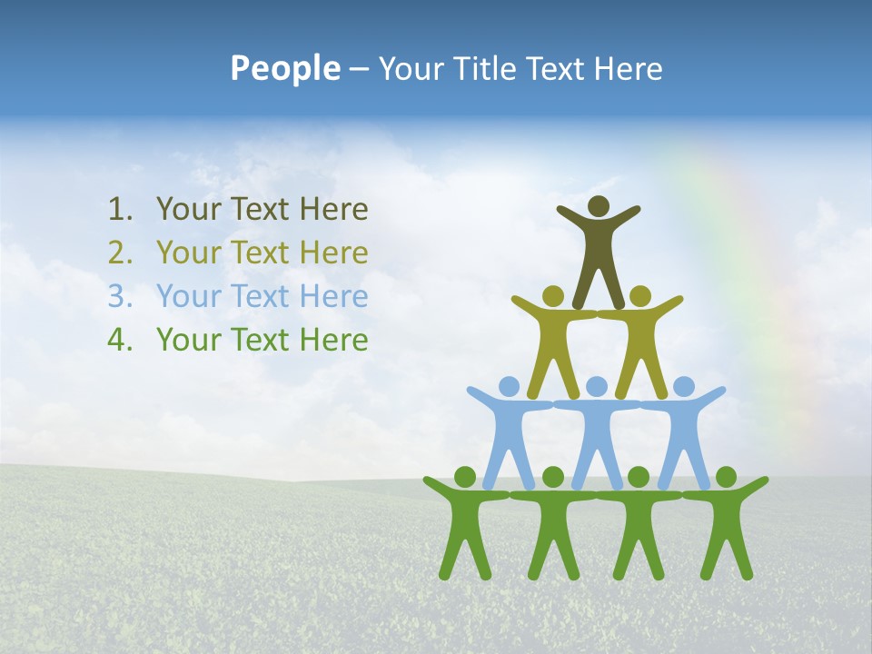 Meadow Green Landscape PowerPoint Template