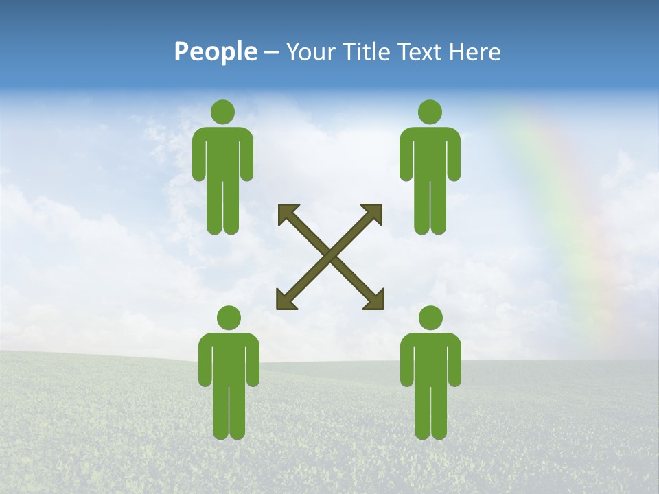 Meadow Green Landscape PowerPoint Template