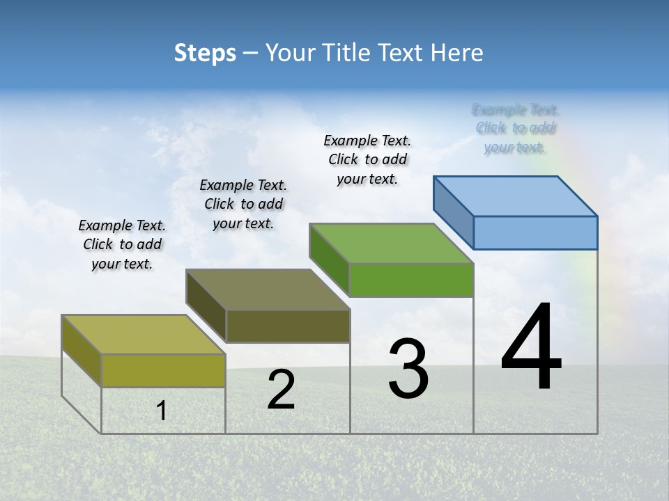 Meadow Green Landscape PowerPoint Template