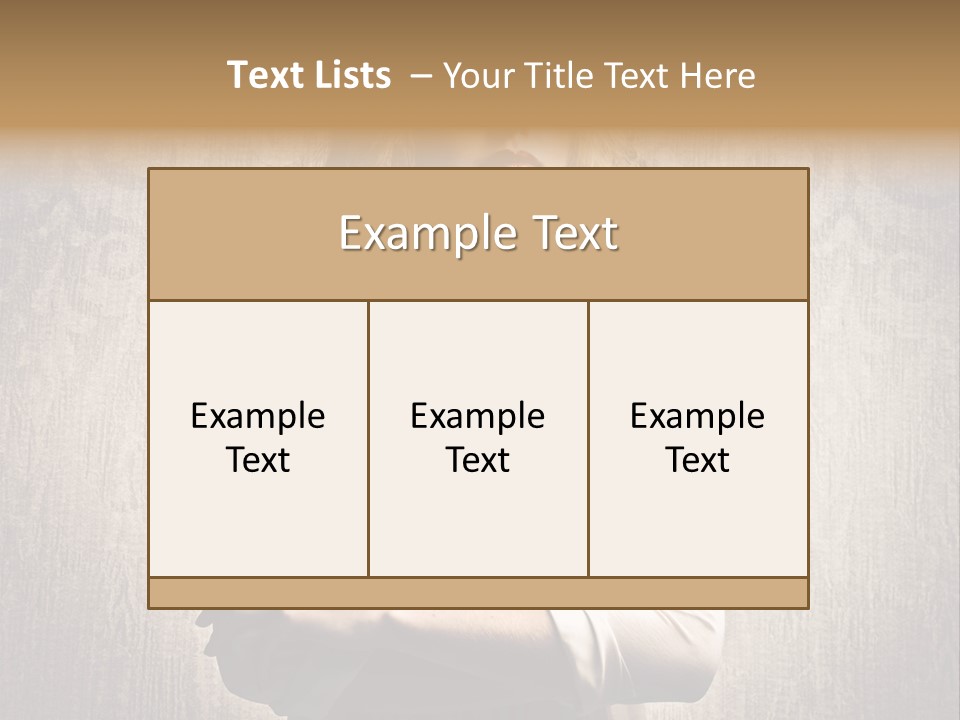 Blonde Female Wallpaper PowerPoint Template