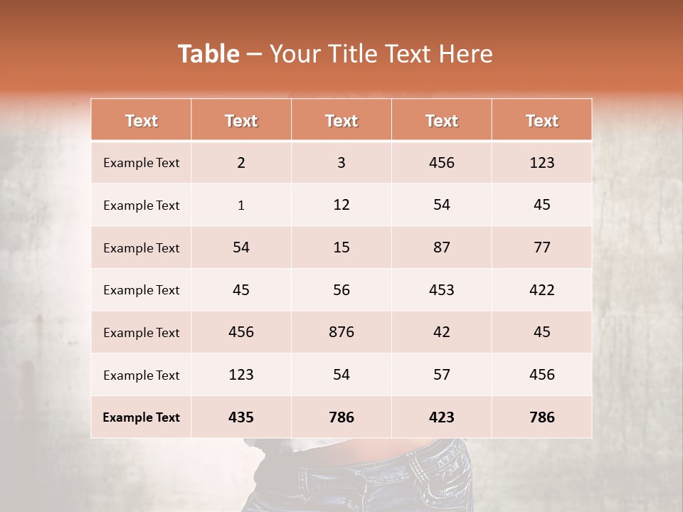 Woman Street Young PowerPoint Template