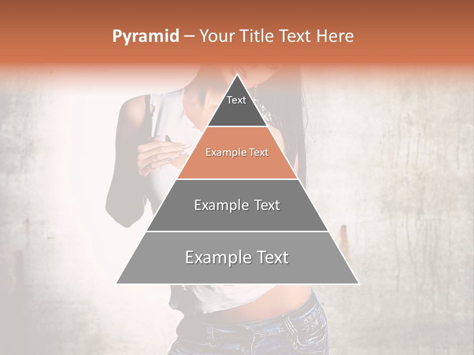 Woman Street Young PowerPoint Template