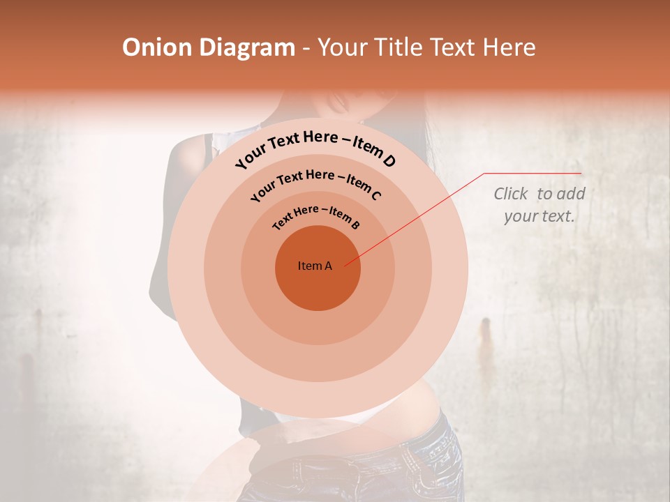 Woman Street Young PowerPoint Template