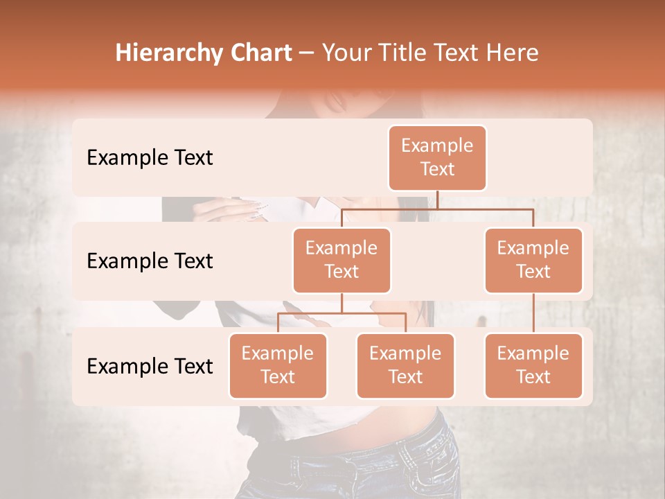 Woman Street Young PowerPoint Template