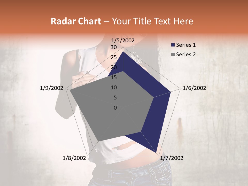 Woman Street Young PowerPoint Template