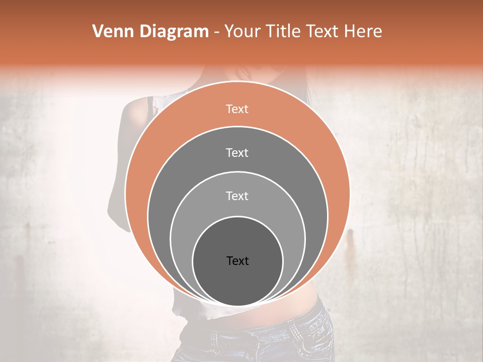 Woman Street Young PowerPoint Template