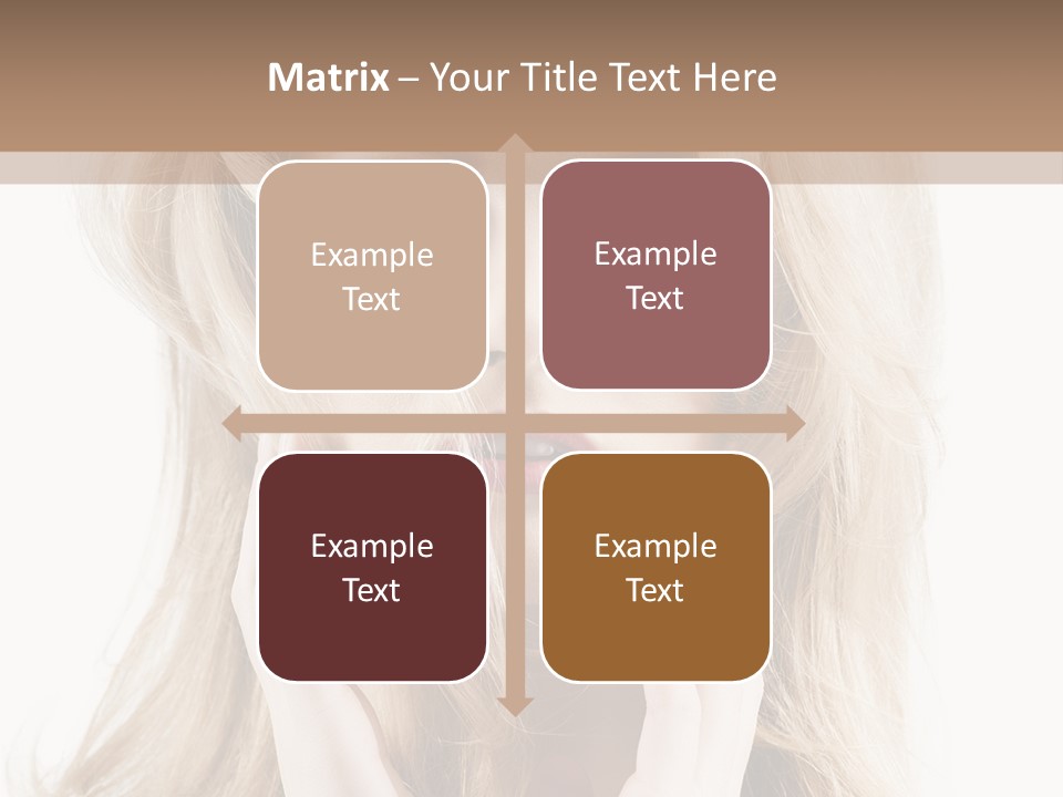 Young Girl Gorgeous PowerPoint Template