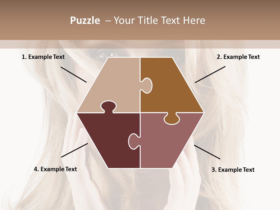 Young Girl Gorgeous PowerPoint Template