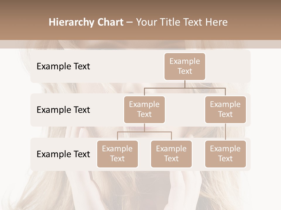 Young Girl Gorgeous PowerPoint Template