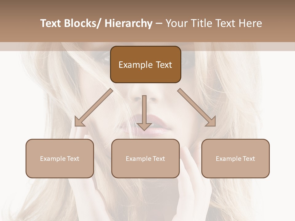 Young Girl Gorgeous PowerPoint Template